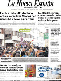 Portada La Nueva España 2026-07-28