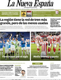 Portada La Nueva España 2026-03-29