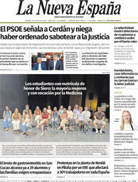 Portada La Nueva España 2026-05-29