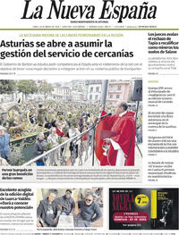 Portada La Nueva España 2026-03-30