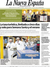 Portada La Nueva España 2026-05-30