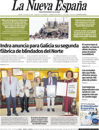 Portada La Nueva España 2026-07-31