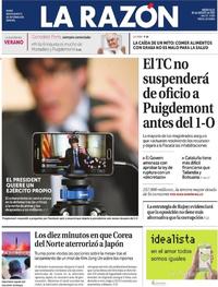 La Razón - 30-08-2017