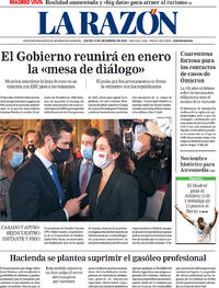 Portada La Razón 2021-12-02