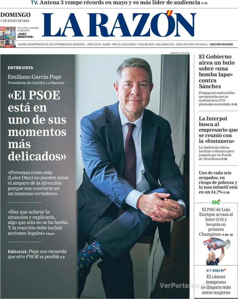 Portada ABC 2025-06-01