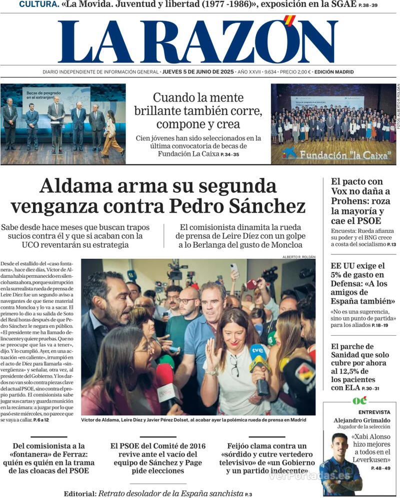 Portada ABC 2025-06-05