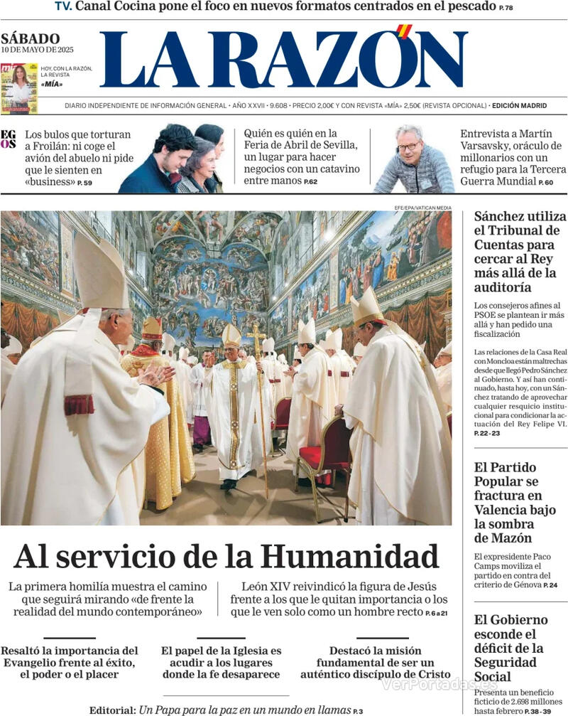 Portada ABC 2025-05-10