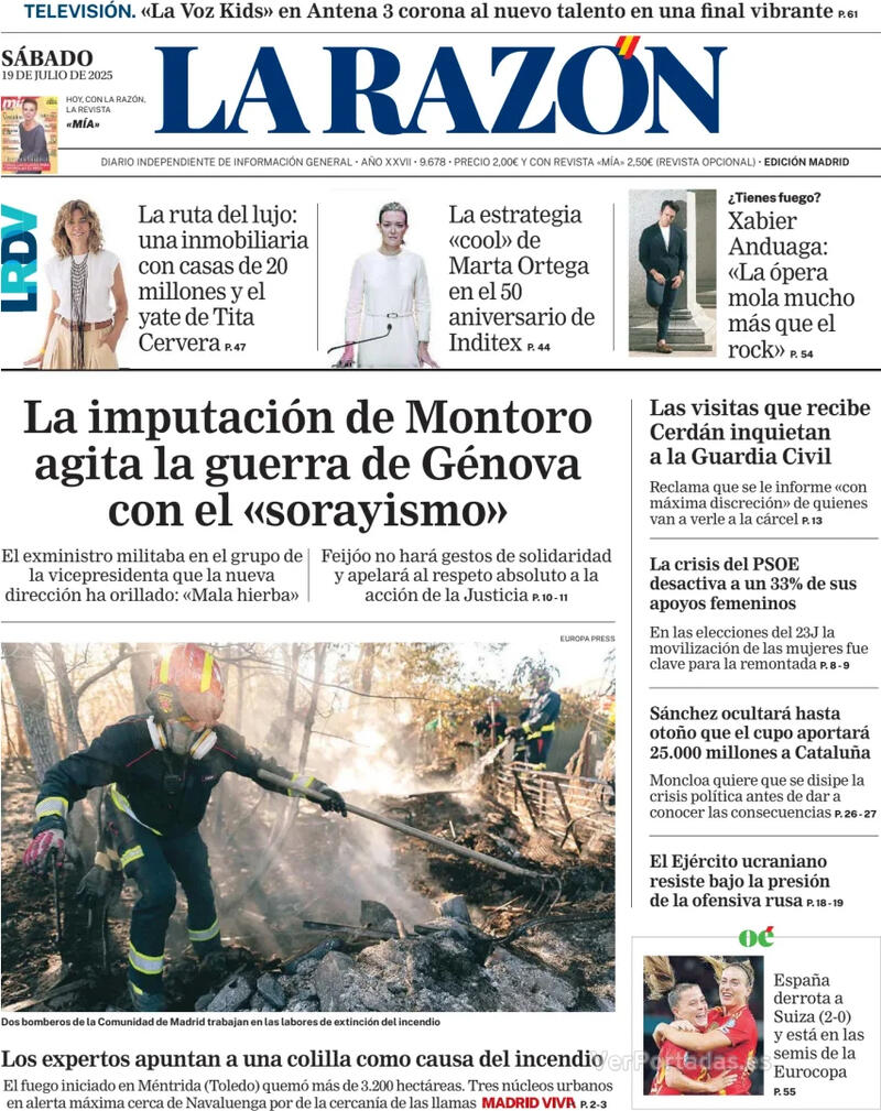 Portada ABC 2025-07-19