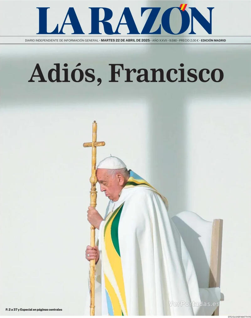 Portada ABC 2025-04-22