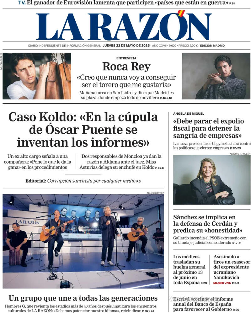 Portada ABC 2025-05-22
