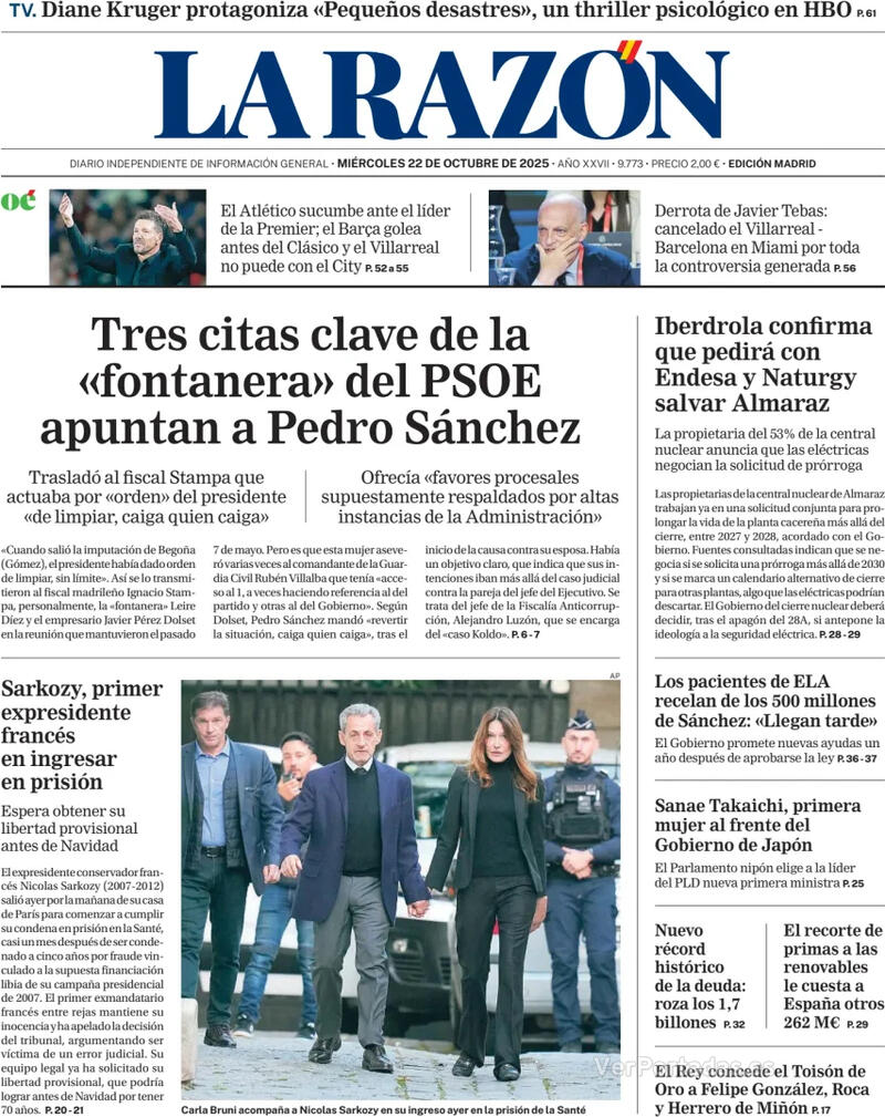 Portada ABC 2025-10-22