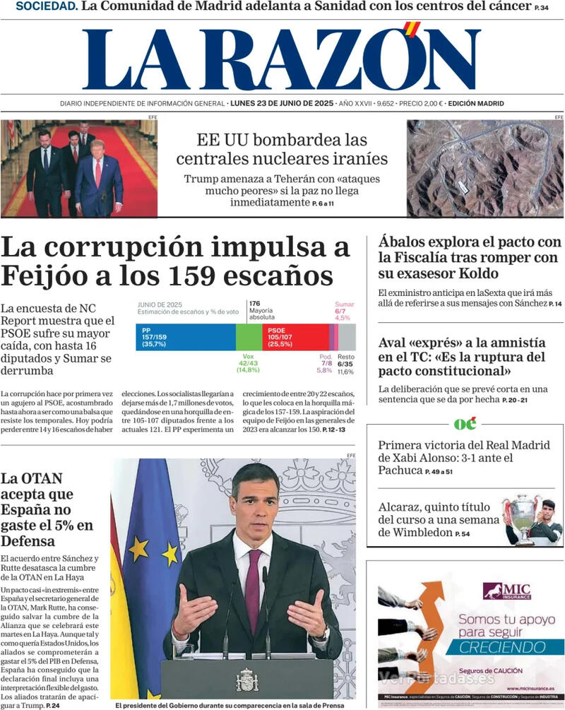 Portada ABC 2025-06-23
