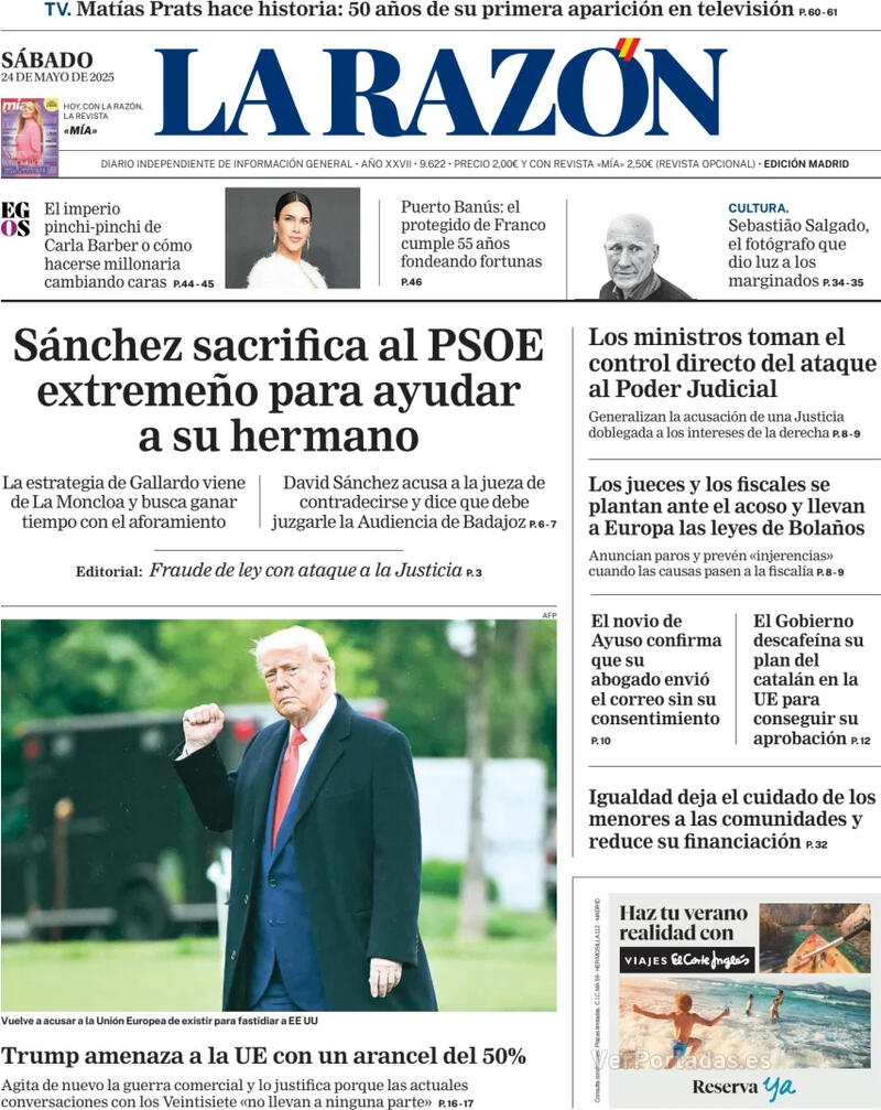 Portada ABC 2025-05-24