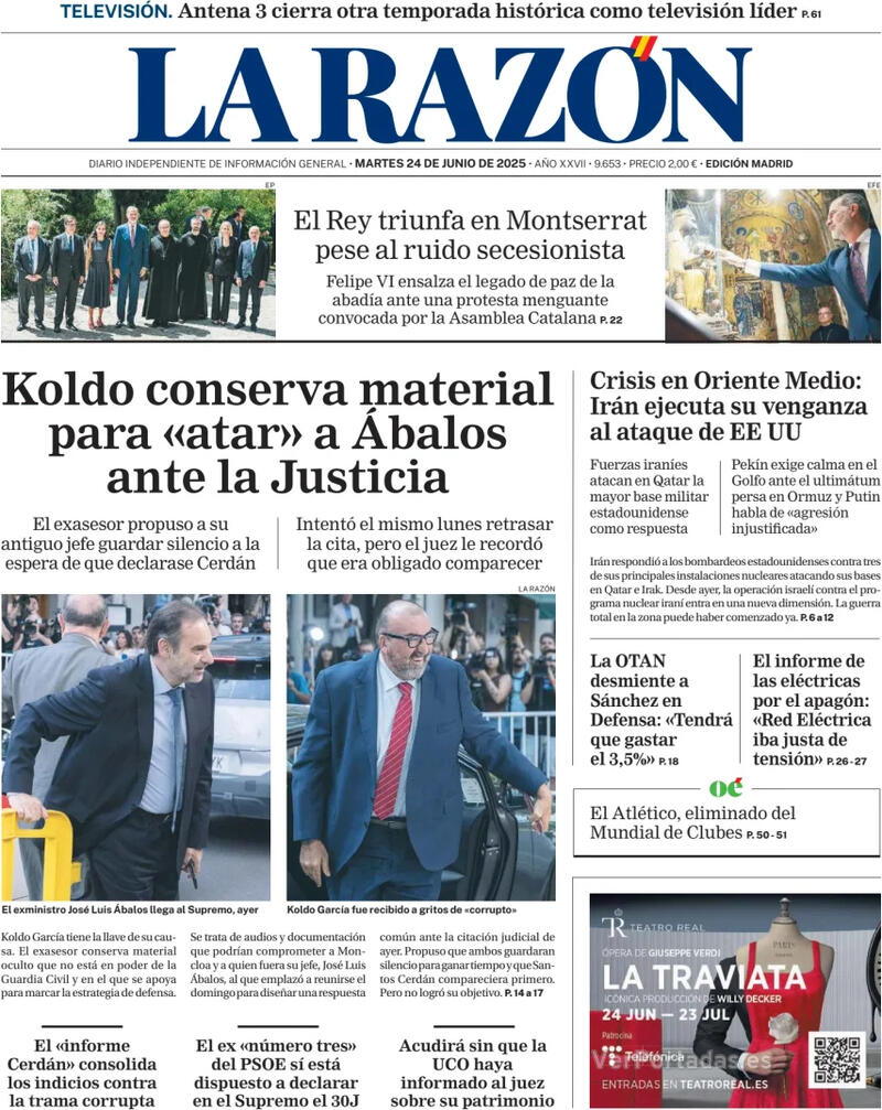 Portada ABC 2025-06-24