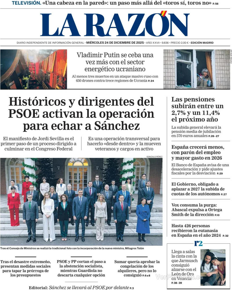 Portada ABC 2025-12-24