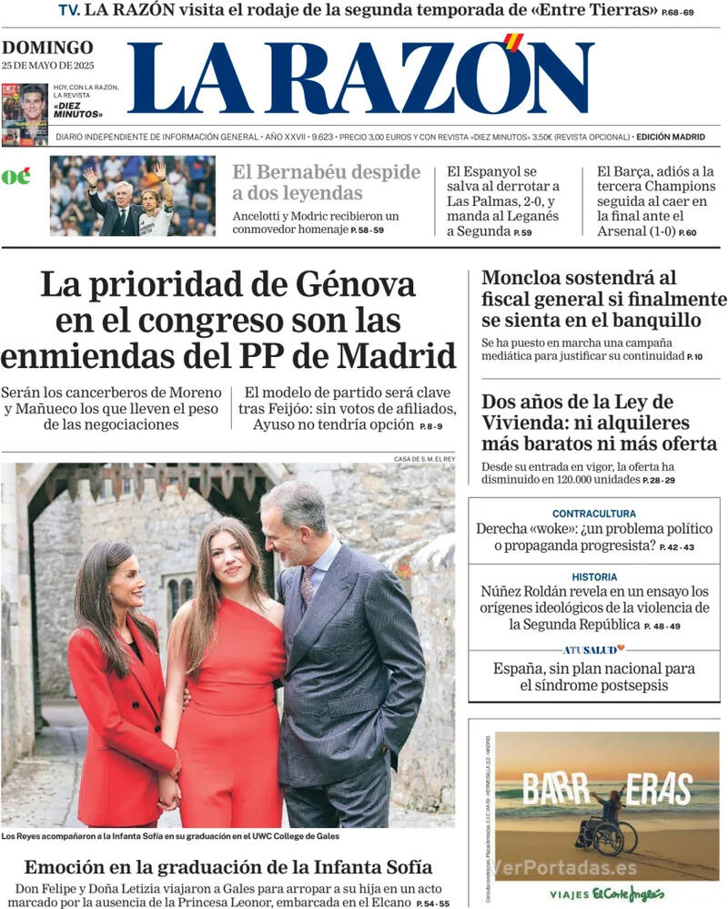 Portada ABC 2025-05-25