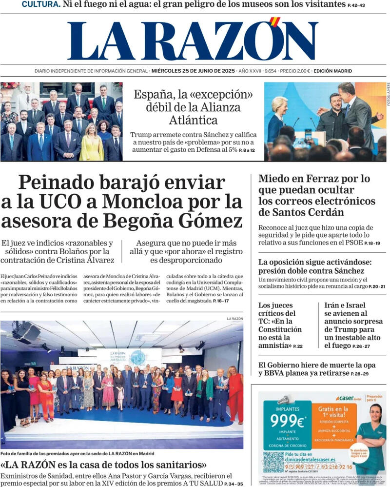 Portada ABC 2025-06-25