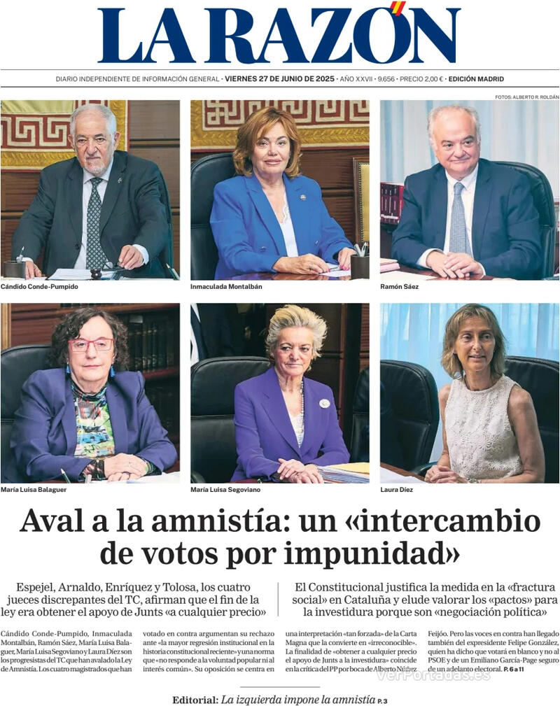 Portada ABC 2025-06-27
