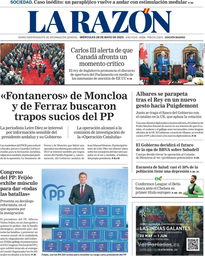 Portada ABC 2025-05-28