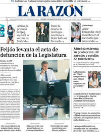 Portada La Razón 2025-08-01