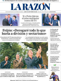 Portada La Razón 2025-09-01