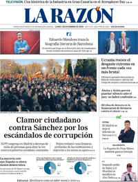 Portada La Razón 2025-12-01