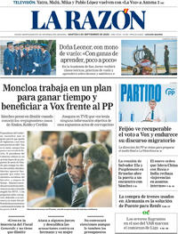 Portada La Razón 2025-09-02