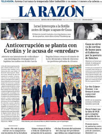 Portada La Razón 2025-10-02