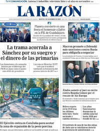 Portada La Razón 2025-12-02