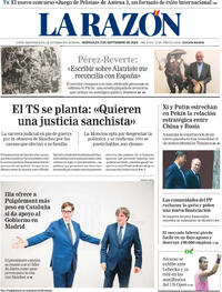 Portada La Razón 2025-09-03
