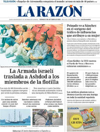 Portada La Razón 2025-10-03