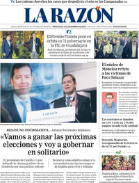 Portada La Razón 2025-12-03