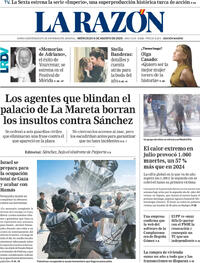 Portada La Razón 2025-08-06