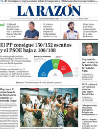 Portada La Razón 2025-10-06