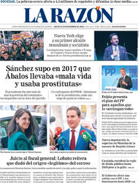 Portada La Razón 2025-11-06