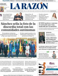 Portada La Razón 2025-06-07