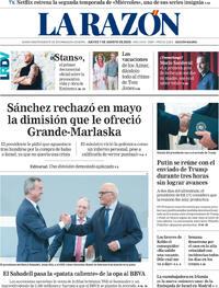 Portada La Razón 2025-08-07