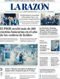 Portada La Razón 2025-10-07