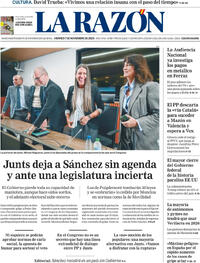 Portada La Razón 2025-11-07