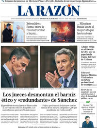 Portada La Razón 2025-07-10