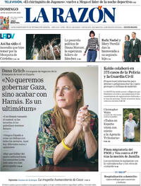 Portada La Razón 2025-08-10