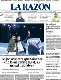 Portada La Razón 2025-11-10