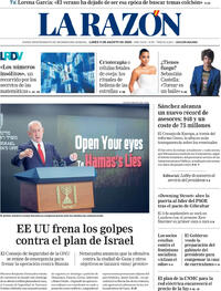 Portada La Razón 2025-08-11
