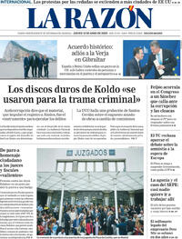 Portada La Razón 2025-06-12