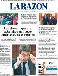 Portada La Razón 2025-11-12