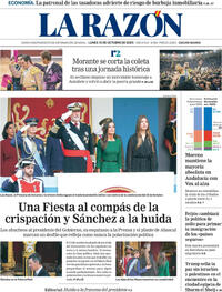 Portada La Razón 2025-10-13
