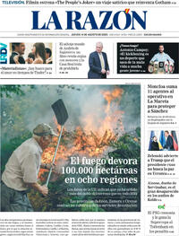 Portada La Razón 2025-08-14