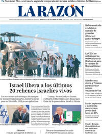 Portada La Razón 2025-10-14