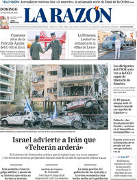 Portada periódico La Razón