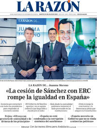 Portada La Razón 2025-07-15
